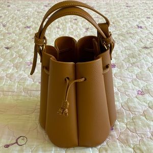 Polene Numero Huit Mini Textured Camel